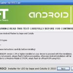 Remplacer Windows Mobile 6.5 par Android sur HTC HD2