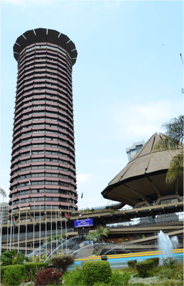 The Kenyatta International Conference Centre, one of the buildings Architect David Mutiso worked on when he was Chief Architect at the Ministry of Public Works.