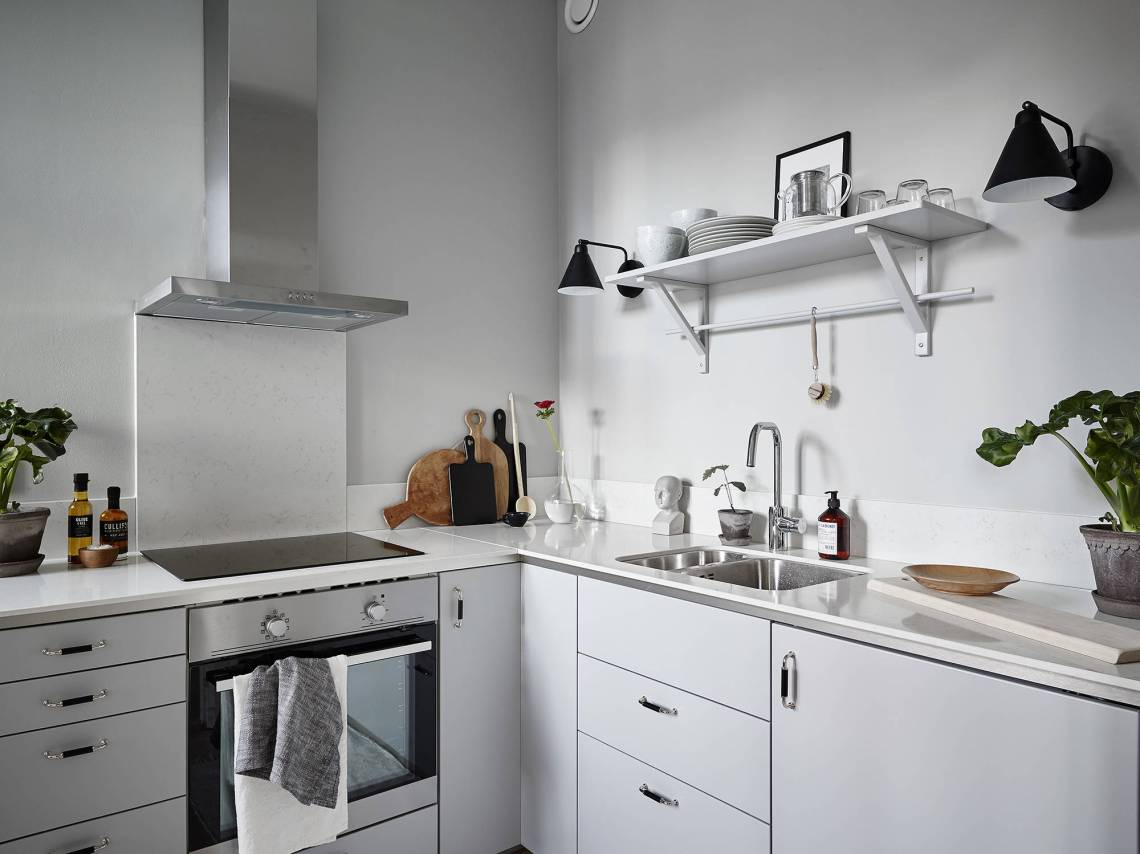 Stylish home in grey - via Coco Lapine Design blog