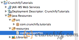 Java Create config.properties File - Crunchify Tutorial