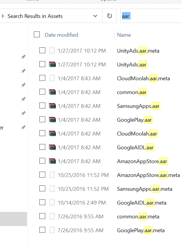 .aar files