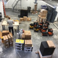 The Great Unboxing of tools continues. Photo by Will Holman