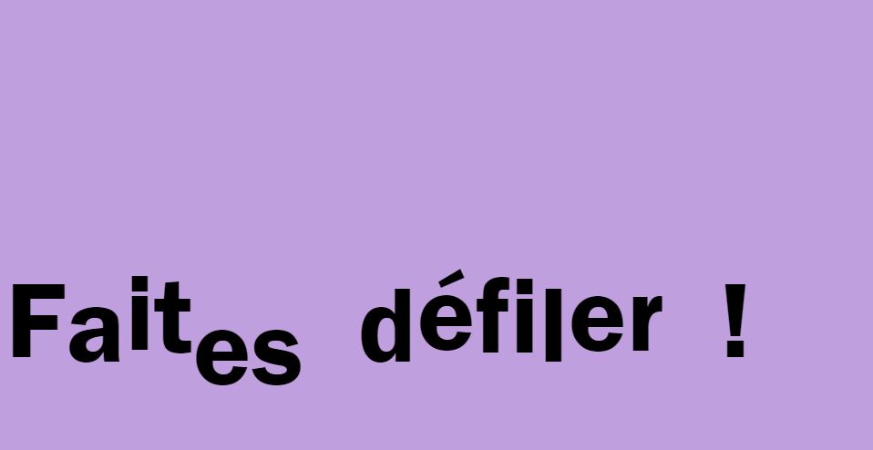 Scrolling Text Animation Javascript