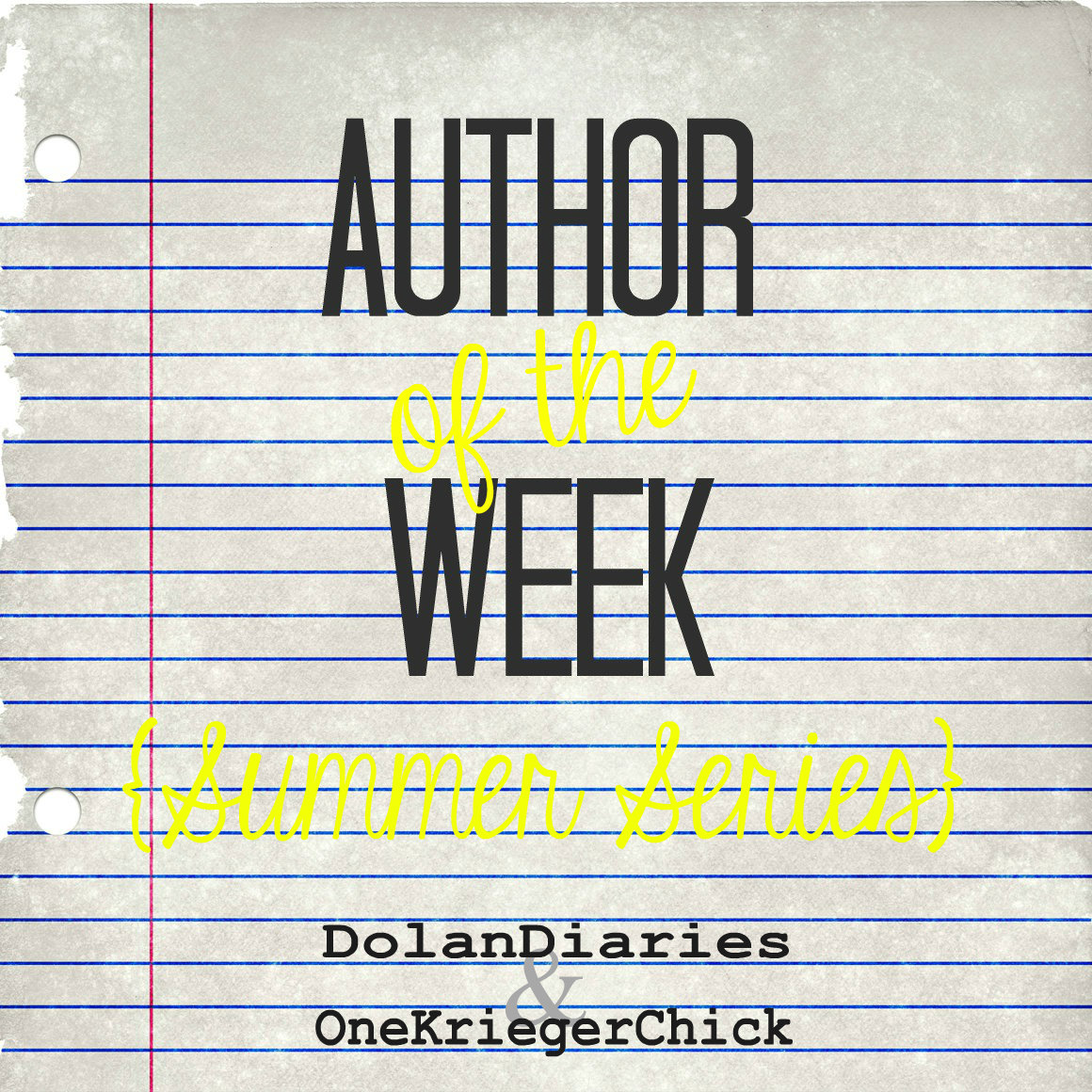 Author of the Week blog button