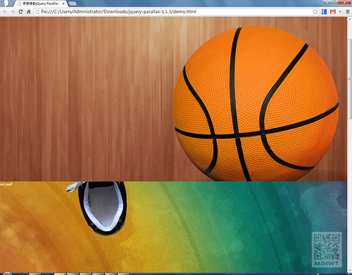 梅問題-jQuery簡單好用的視差滾動特效