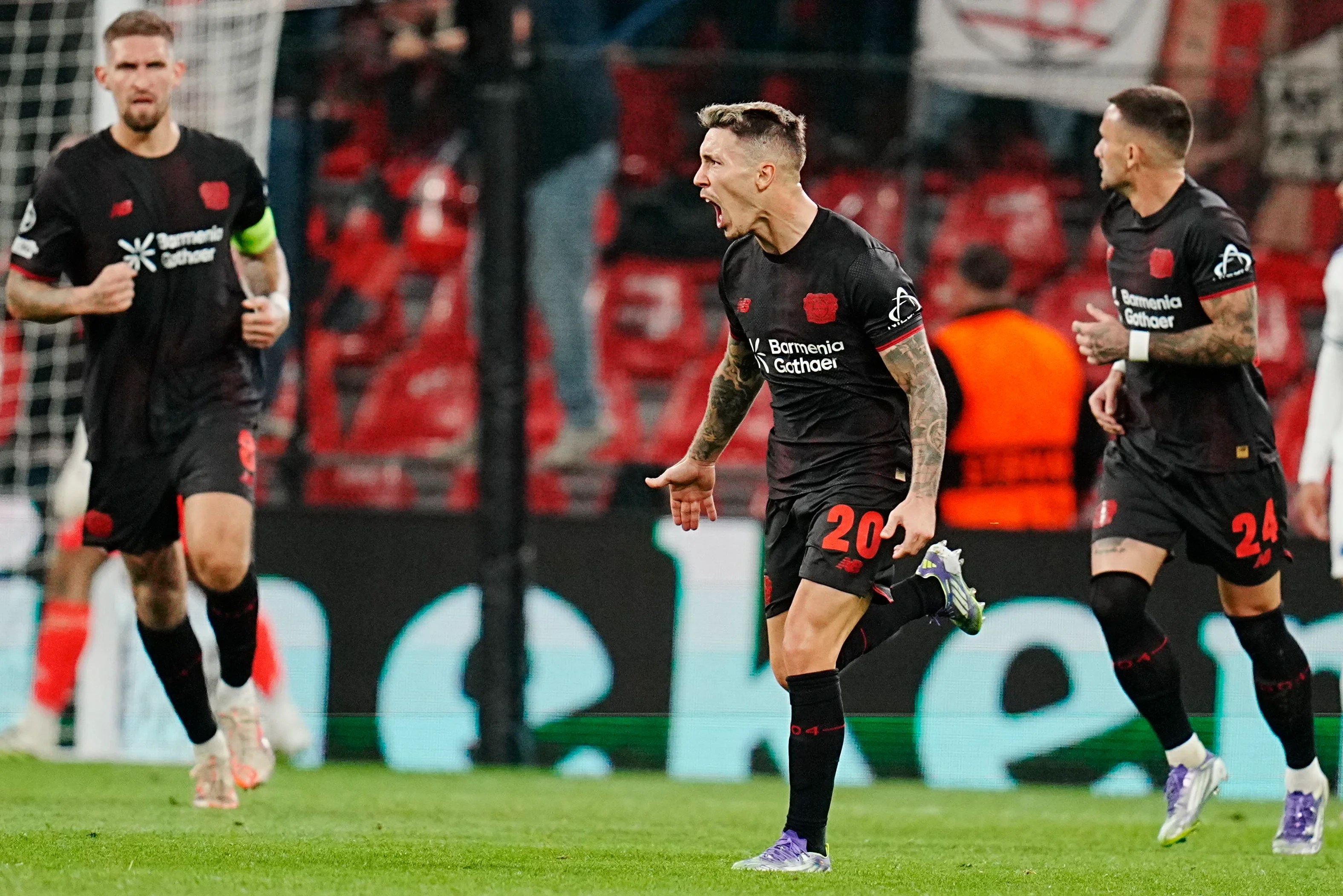 Bayer Leverkusen snatch dramatic draw as Club Brugge demolish Monaco in Champions League Bayer Leverkusen snatch dramatic draw as Club Brugge demolish Monaco in Champions League