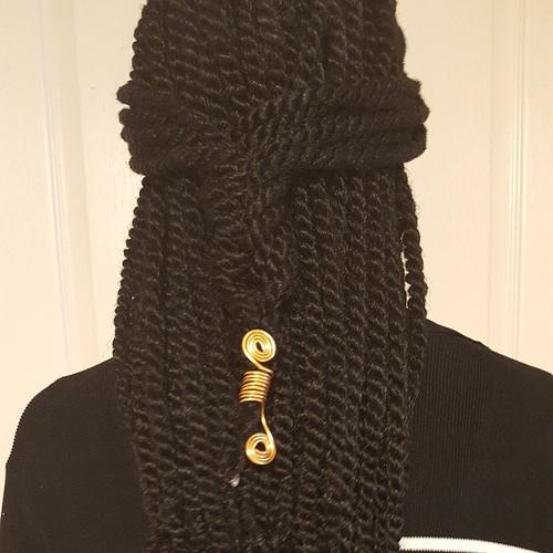 cute half up hairstyle for black twists