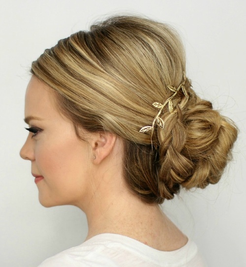 formal bun updo