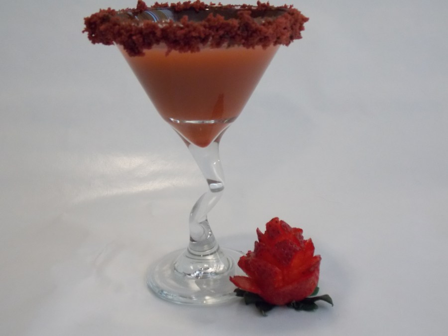 Stop back next week to learn how to make rose garnishes!