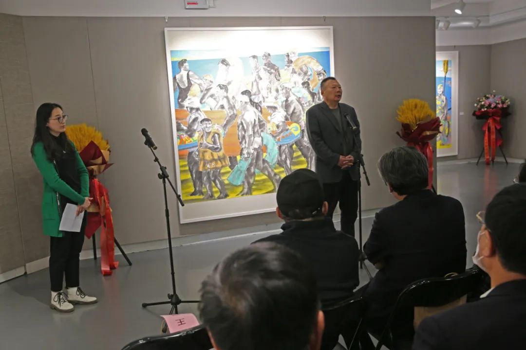 阳光下_大写意绘画展_周士钢