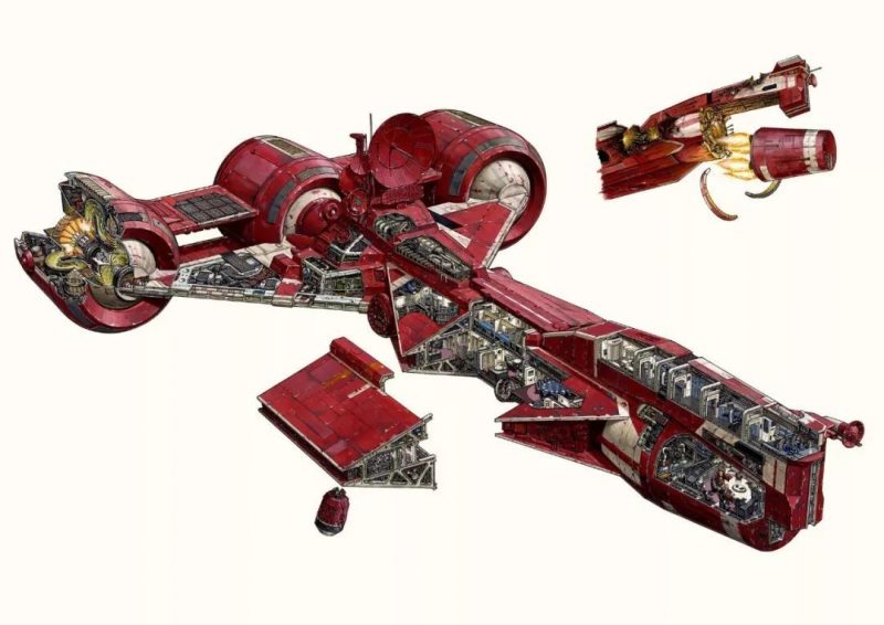 星球大战飞行器内部插画集_英国插画家_Hans Jenssen 星球大战飞行器内部插画集_英国插画家_Hans Jenssen