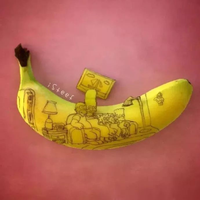 香蕉除了吃还能画_荷兰插画师_Stephan Brusche 香蕉除了吃还能画_荷兰插画师_Stephan Brusche
