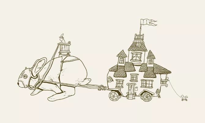 谷歌办公室悬挂的海报_俄罗斯插画师_Ilya Kazakov