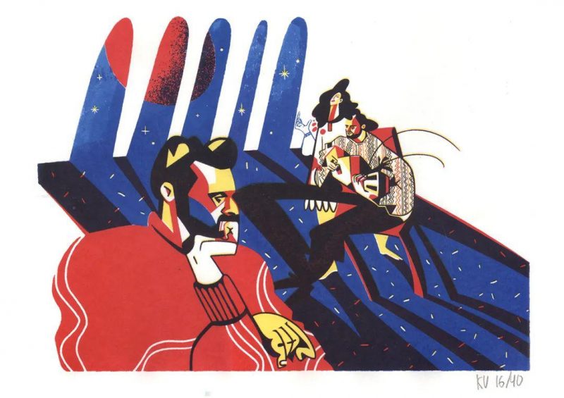 速写作品欣赏_俄罗斯插画师_Katerina Voronina