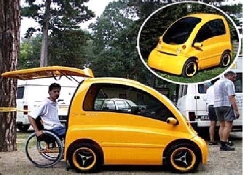 image showing a car for disabled
