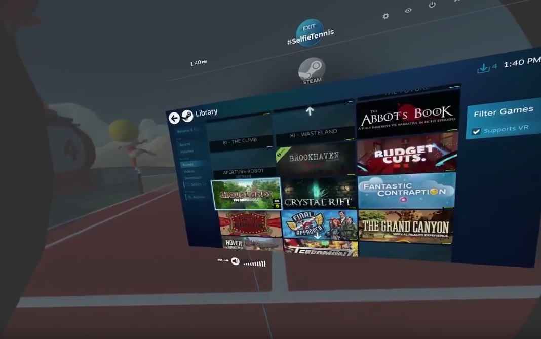 SteamVR 'Shell' is Customizable, Allows Seamless VR Game Switching and