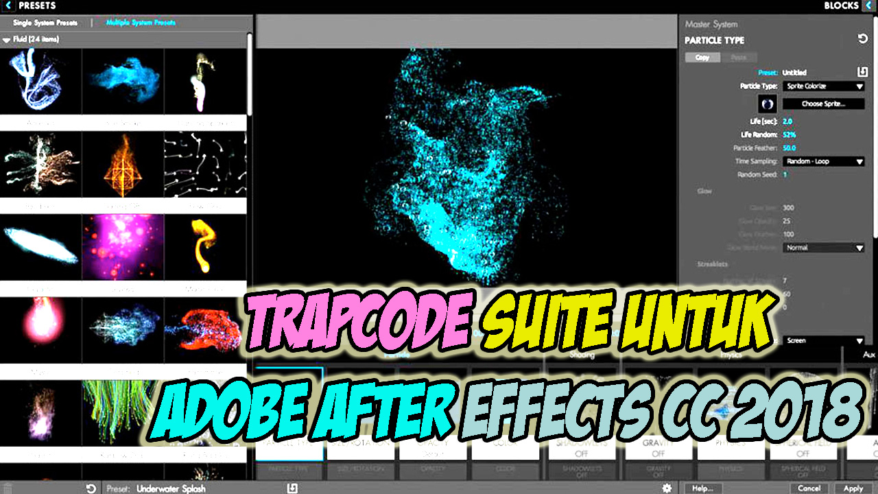 Download Red Giant Trapcode Suite 15.1.2 untuk After Effect CC 2018 |