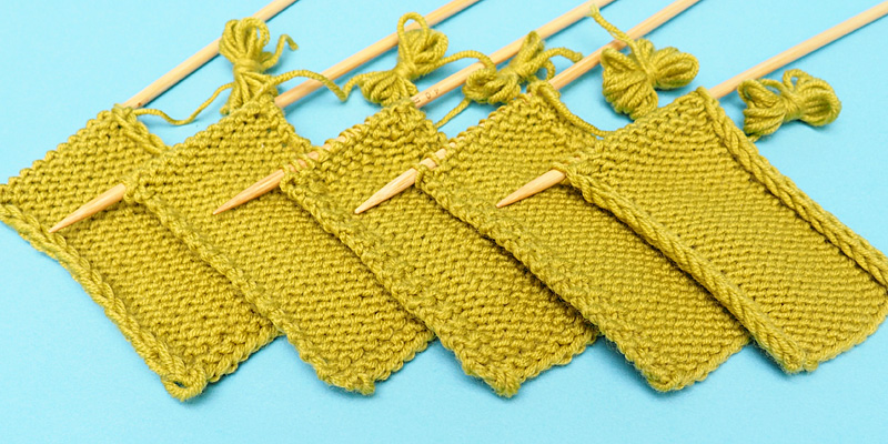 This will add neat edges of garter stitch to your knitting. 5 Ways To Make Neat Side Edges 10 Rows A Day