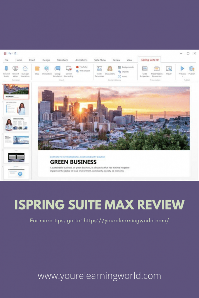 Download ispring suite 10 is the name of a really useful and popular software among users to create professional courses and academic presentations in powerpoint. iSpring Suite Max Review
