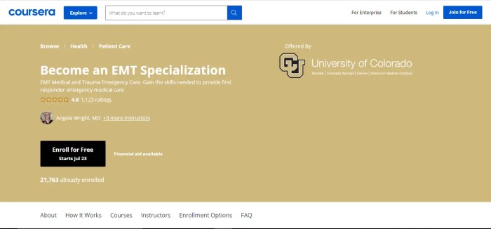 Where to Take EMT Classes | Synonym How much is emt course