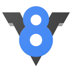 Description de l'image V8 JavaScript engine logo 2.svg.