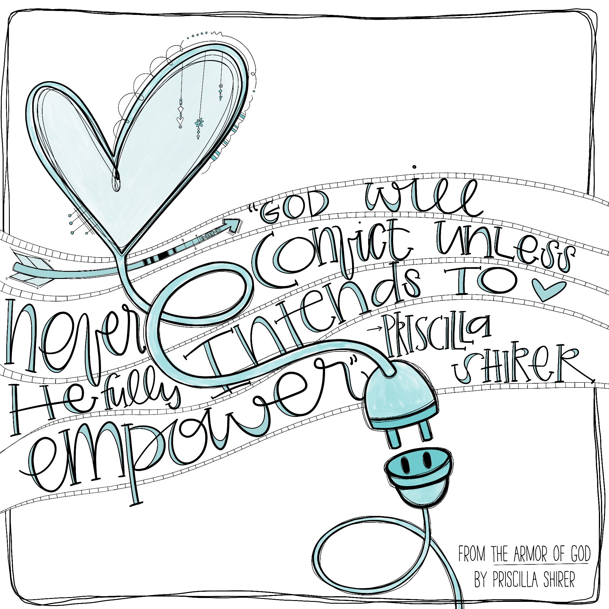 The armor of god 2015; Doodle 101 God Empowers From The Armor Of God By Priscilla Shirer 1arthouse