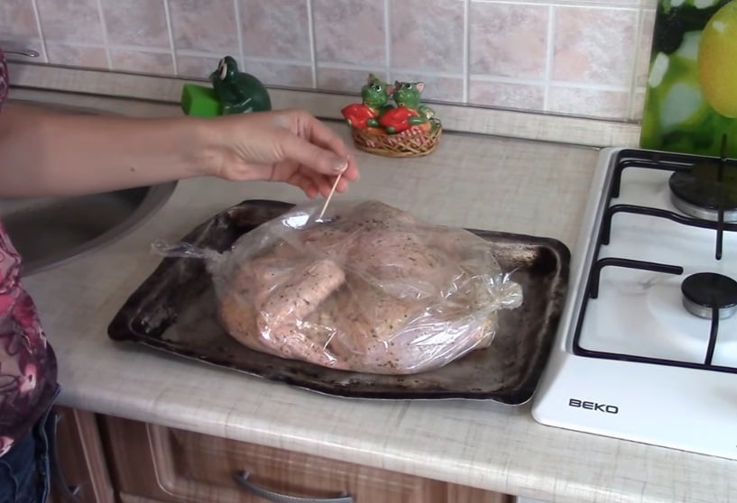 Курица В Плите Фото