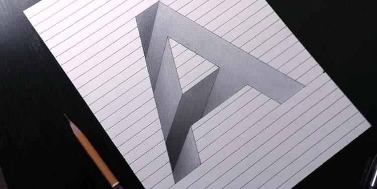 как рисовать объемные рисунки карандашом