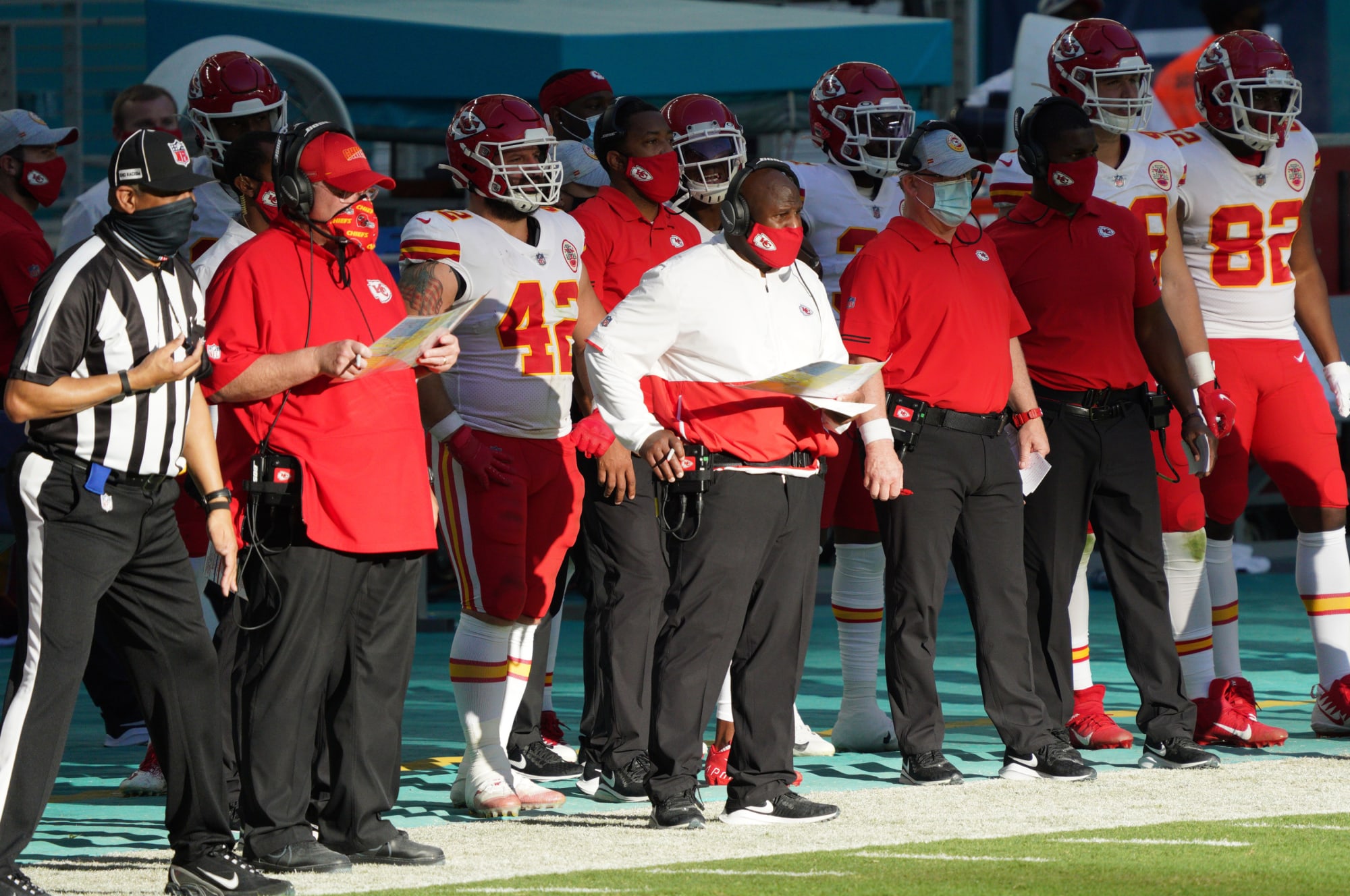 Players are begging for Eric Bieniemy to get hired...