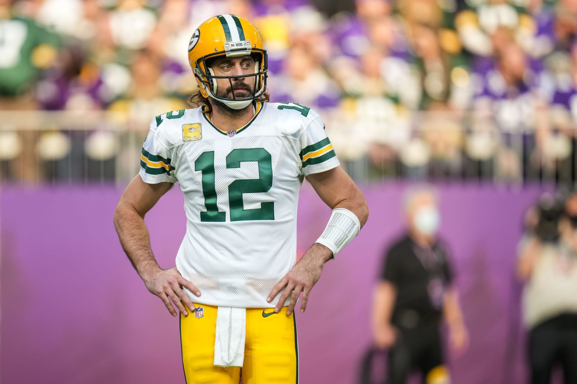 Best memes about Aaron Rodgers showing his foot to...