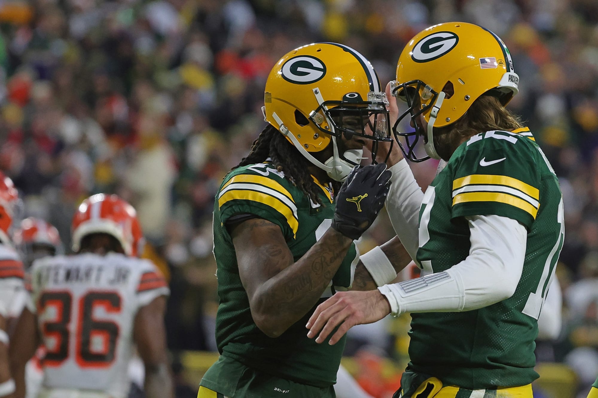 Aaron Rodgers hints future with Packers tied to...