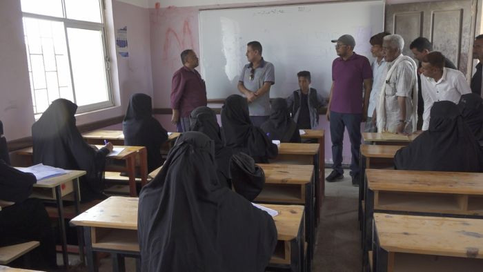 تعز.. تدشين امتحانات الثانوية العامة في ذو باب المندب