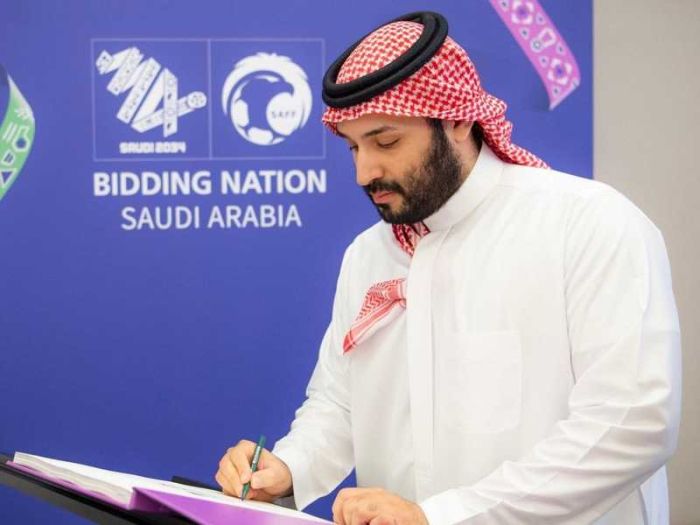 رسمياً.. السعودية تقدّم ملفها لاستضافة كأس العالم 2034 رسمياً.. السعودية تقدّم ملفها لاستضافة كأس العالم 2034