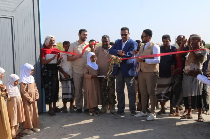 إنسانية المقاومة الوطنية تتوِّج عامًا من الإنجازات بافتتاح مدرسة في ريف ذو باب المندب إنسانية المقاومة الوطنية تتوِّج عامًا من الإنجازات بافتتاح مدرسة في ريف ذو باب المندب