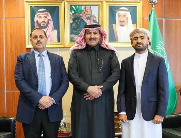 الأمين العام المساعد للمكتب السياسي يلتقي السفير السعودي