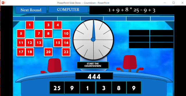 Enter letters and click/tap get words that can be created with only those letters. Countdown Game Sample