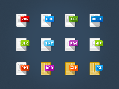 Download 10+ Flat File/Document Type Icon Sets For Free Download ...