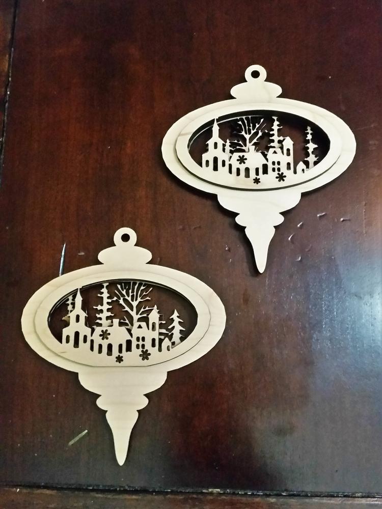 I've partnered with some of my favorite creative people to share a bunch of free christmas svg cut files with you today. Laser Cut Christmas Town Ornament Svg File Free Download 3axis Co