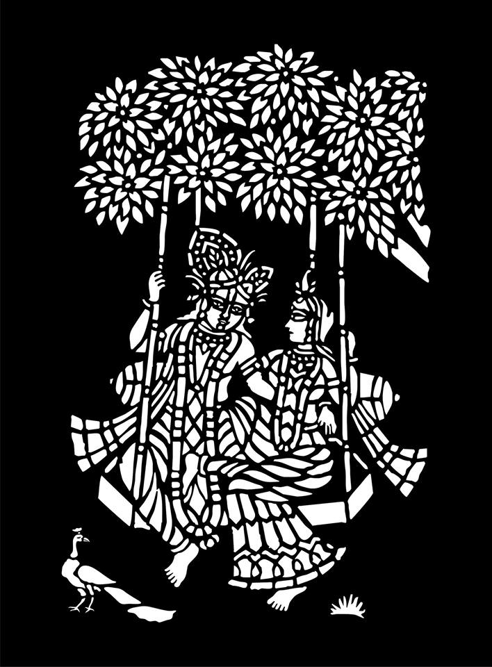 September 2021 calendar with modern line art decoration. Sri Krishna With Radha DXF File Free Download - 3axis.co