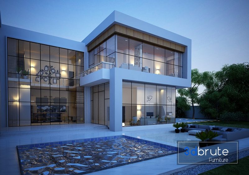 3d Max Villa 3d Model Buy Download 3dbrute