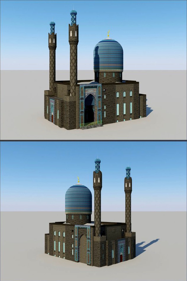 Mosque 3d Model