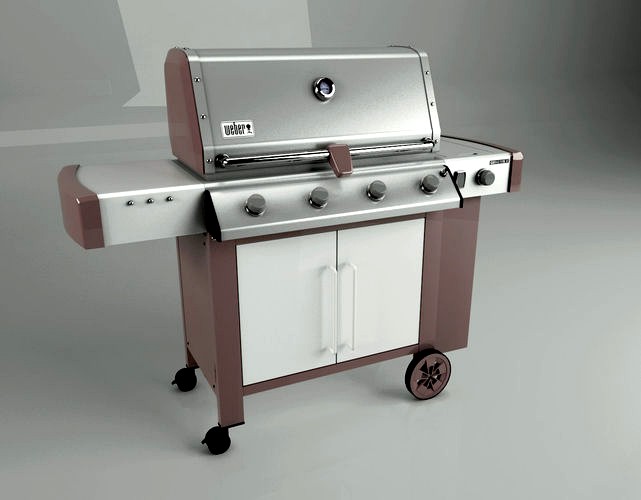 Bbq Genesis 2 Weber 3d Model