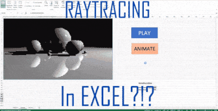 Raytracer In Excel エクセル上でレイトレーシング