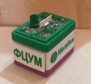 Employee Creates An Amazing 3d Printed Electronic Business Card Holder For Boss 3dprint Com The Voice Of 3d Printing Additive Manufacturing