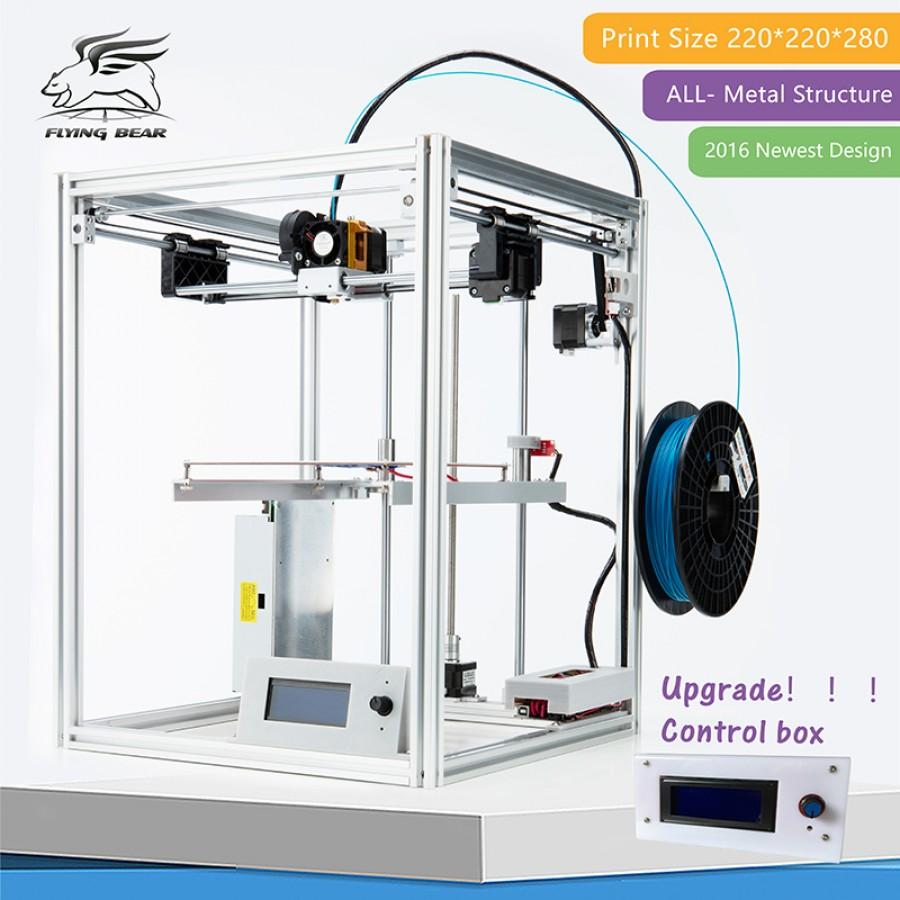Flyingbear Full Metal Large Build Size Diy 3d Printer Kit 3dprint Com The Voice Of 3d Printing Additive Manufacturing