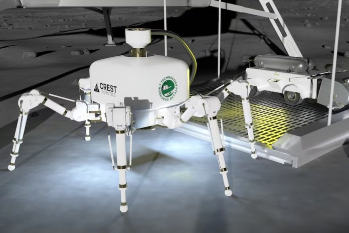 Spider-Like Robotic Combines 3D Printing and Building for Earth and Lunar Purposes