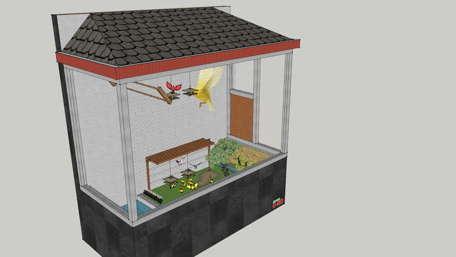 Sangkar Burung Koloni | 3D Warehouse