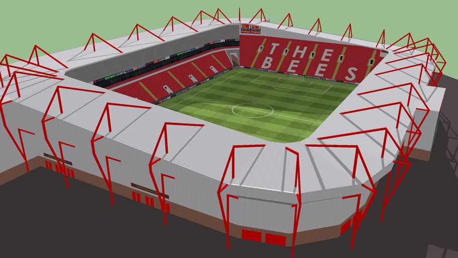 Championship football club brentford sought a premier league ready home to help realise their ambitions. New Griffin Park Brentford Fc 3d Warehouse