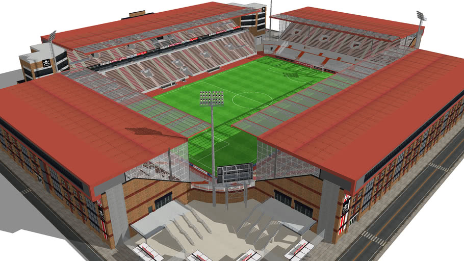 Fc St Pauli Stadium - FC St.Pauli (Millerntor-Stadion) | 3D Warehouse