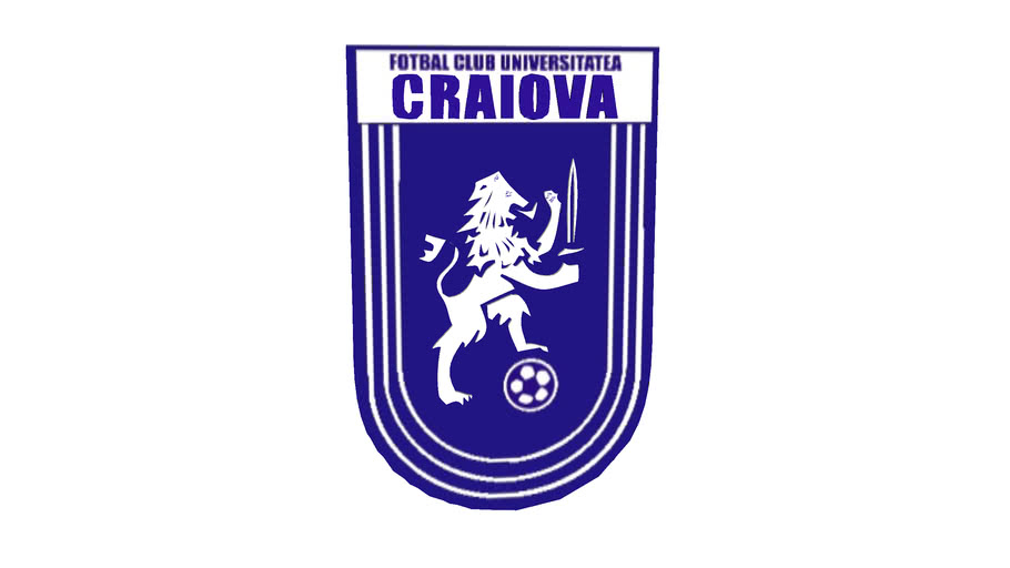 Fc universitatea craiova logo vector. logo football FC Universitatea Craiova | 3D Warehouse